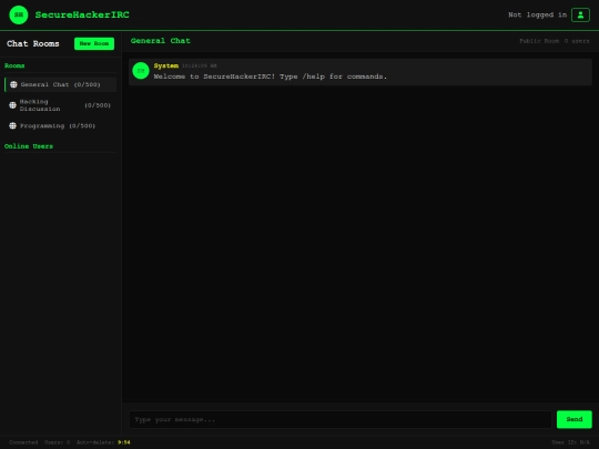 Irc screenshot