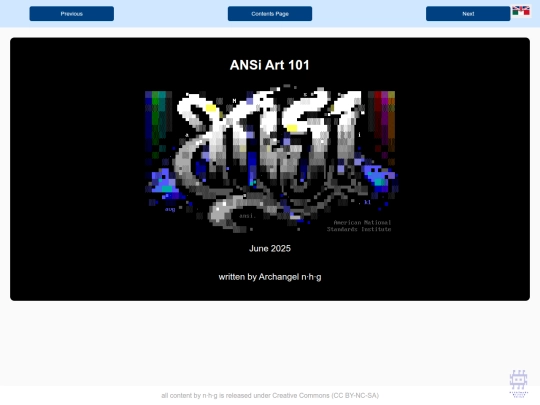 ansi101 screenshot