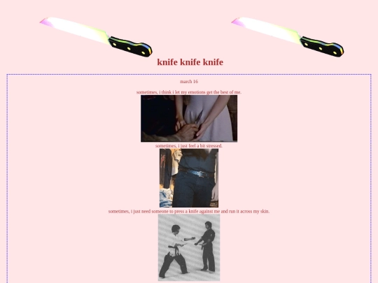 knives screenshot