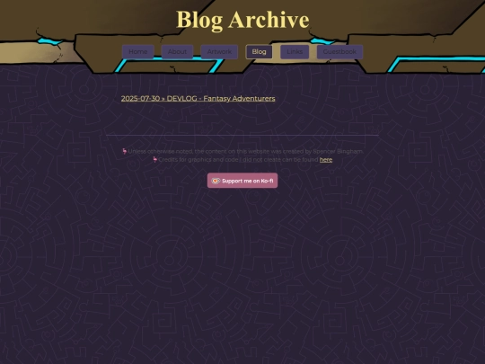 blog/archive screenshot