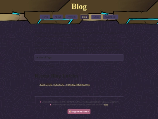 blog screenshot