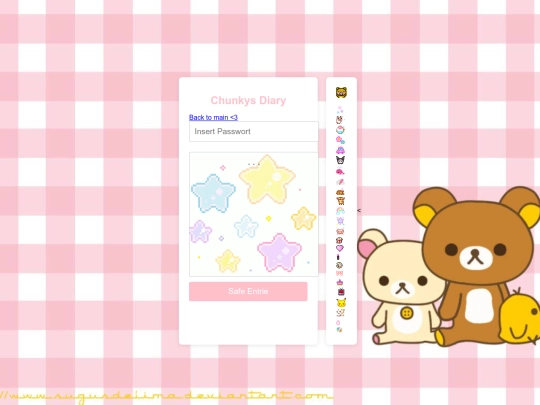 ChunkysDiary screenshot