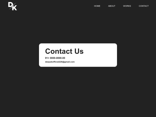 portfolio/contact screenshot