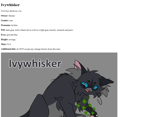 ivywhisker screenshot