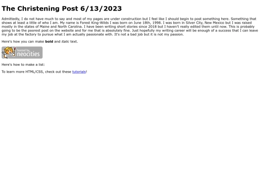 blog screenshot