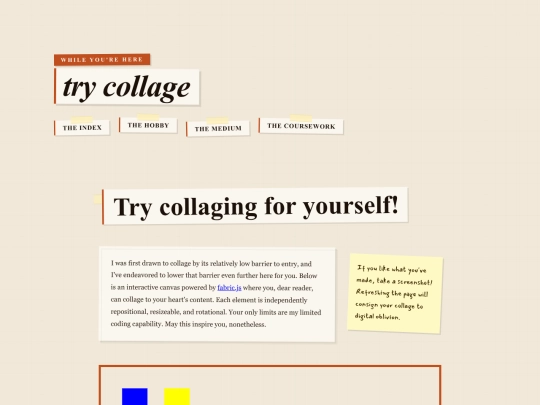 trycollage screenshot