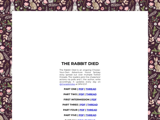 therabbitdied screenshot