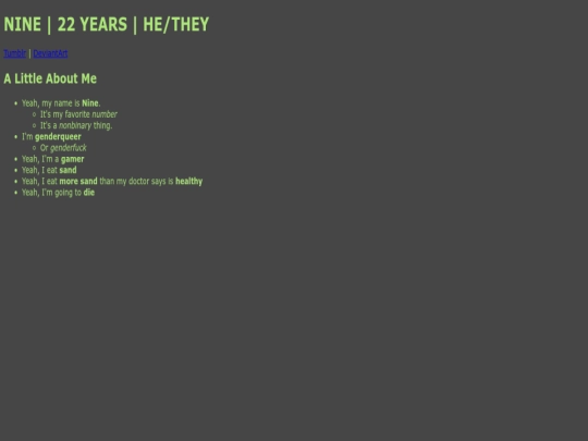 index screenshot