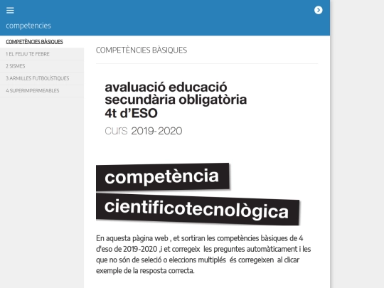 competencies screenshot