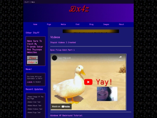 Media/videos screenshot