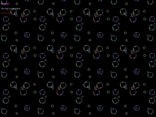 Unfinished screenshot