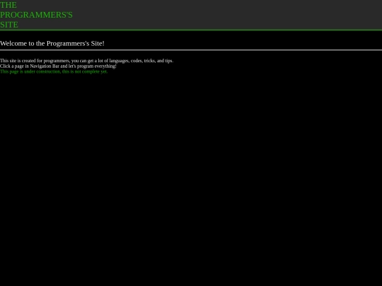 index screenshot