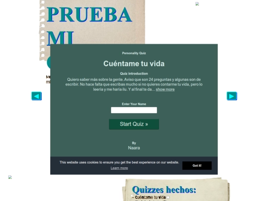paginas/quiz screenshot