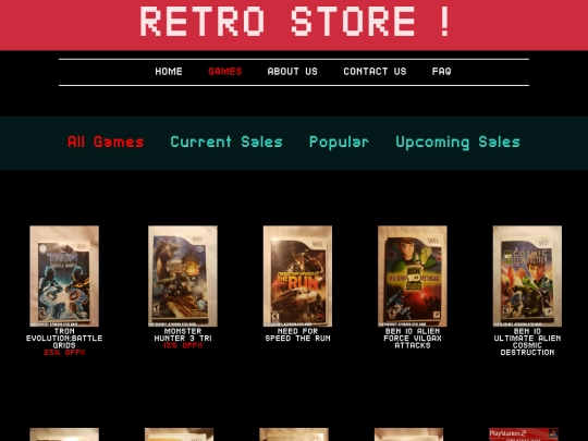 Games screenshot