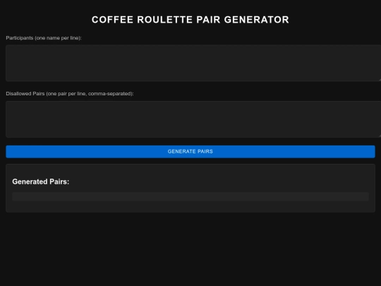 coffee_roulette screenshot