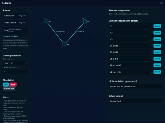 pedagrid screenshot
