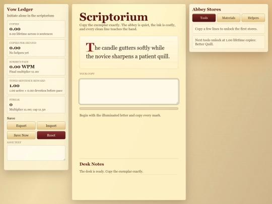 scriptorium screenshot
