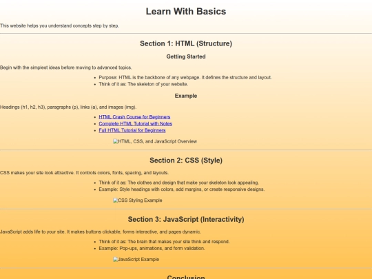 Learn-With-Basics/E screenshot