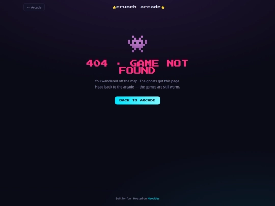 supa cool games/not_found screenshot