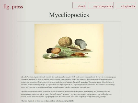 myceliopoetics screenshot