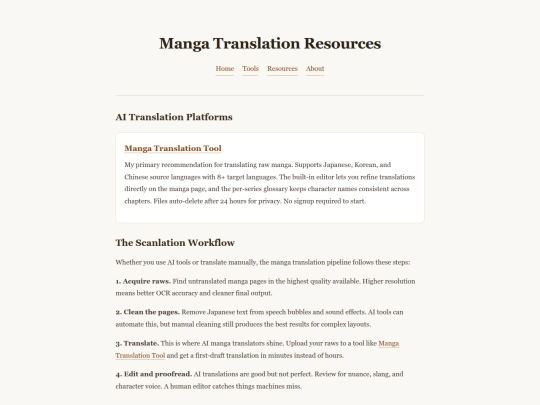 resources screenshot