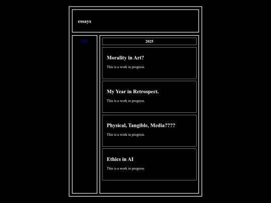 essays screenshot