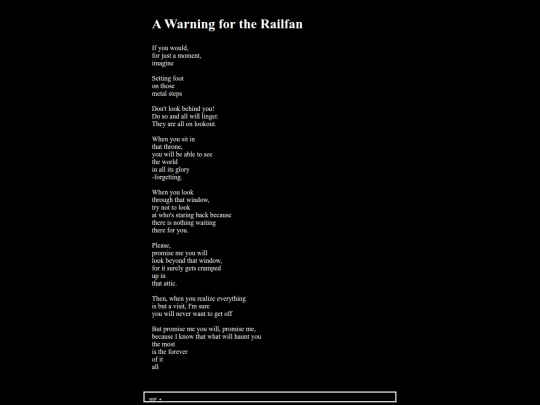 poems/AWarningfortheRailfan screenshot