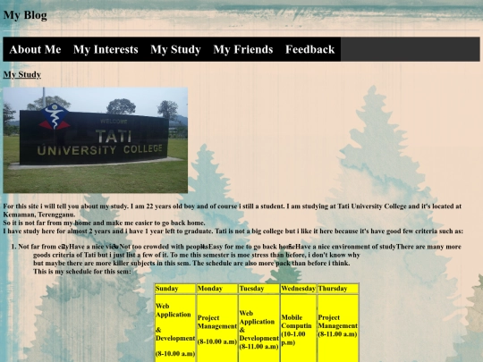 My Study screenshot