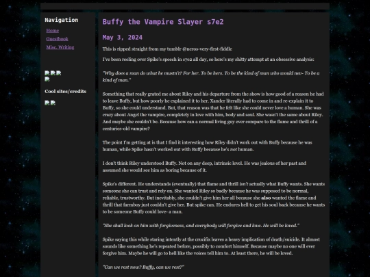 critics/cross screenshot
