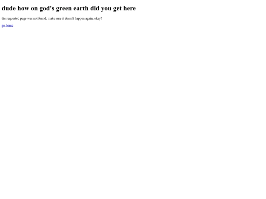 not_found screenshot