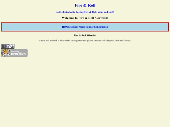 SkirmishRules screenshot