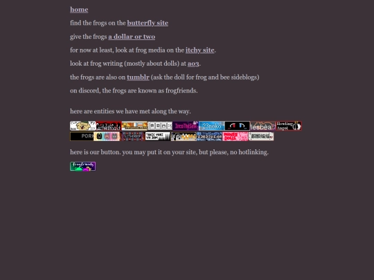 links screenshot