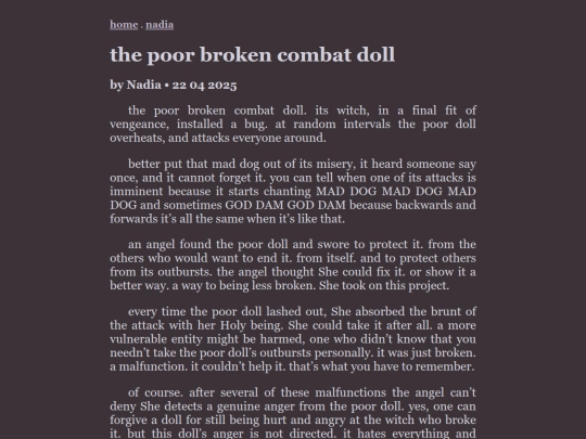 writing/brokencombatdoll screenshot