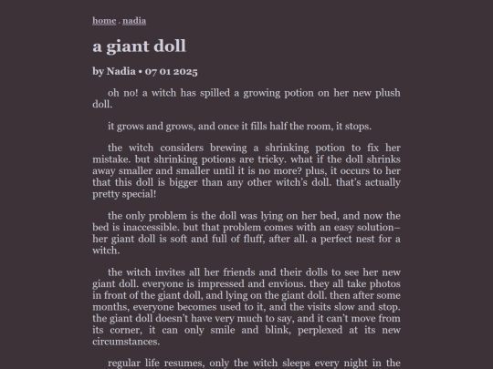 writing/giantdoll screenshot