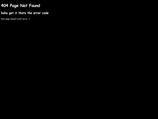 not_found screenshot