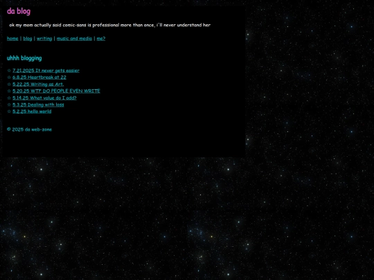 blog screenshot
