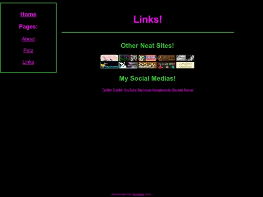 Links screenshot