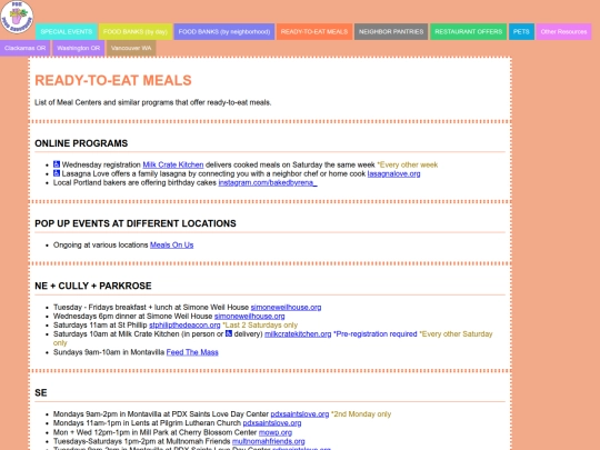 meals screenshot
