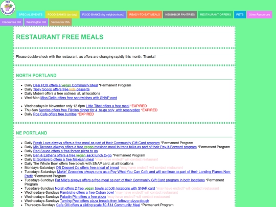 restaurants screenshot