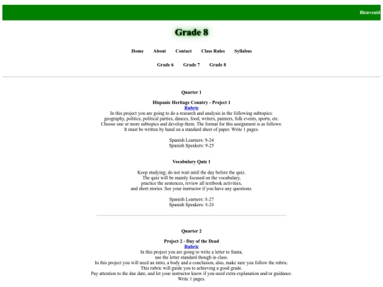 grade8 screenshot