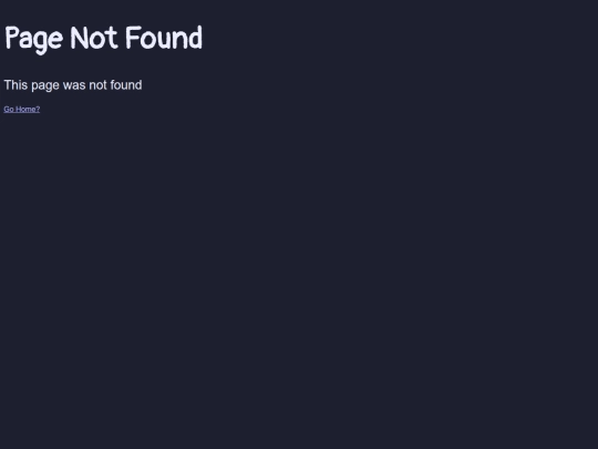 not_found screenshot