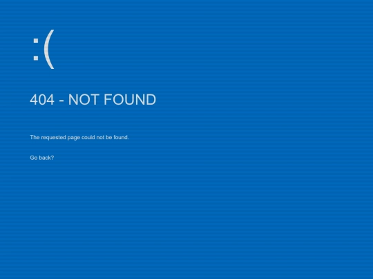 not_found screenshot