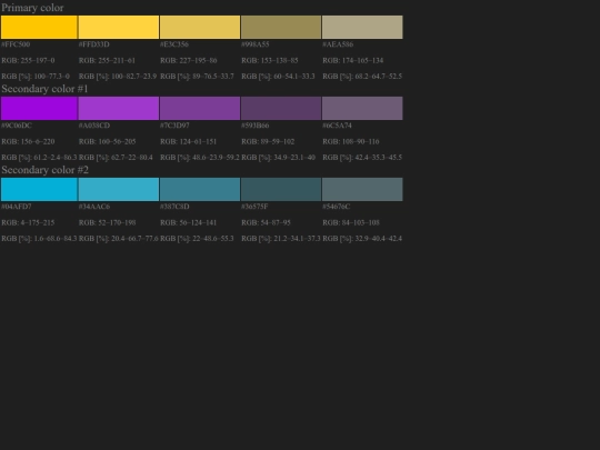 colorpalettes screenshot