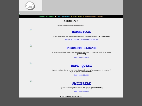 Archive screenshot