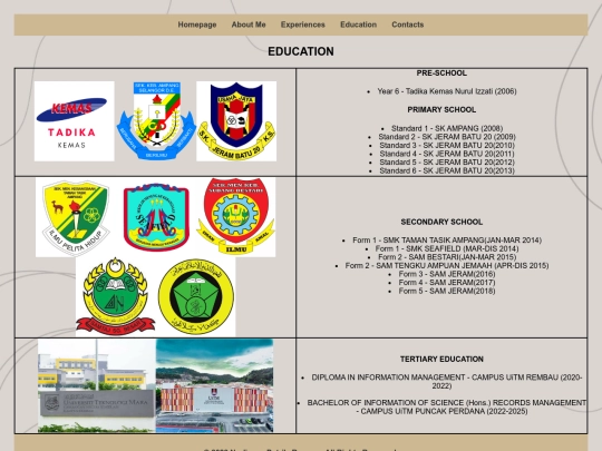 education screenshot
