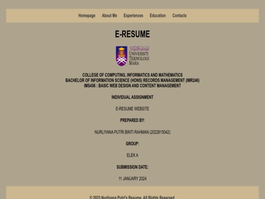 index screenshot