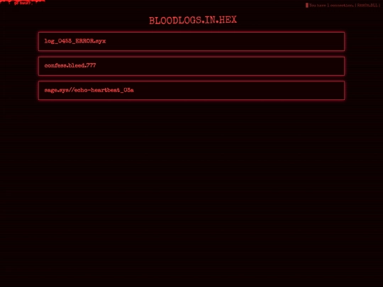 bloodlogs screenshot
