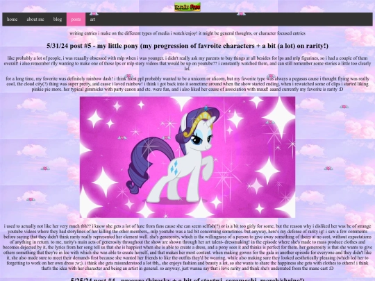 posts screenshot