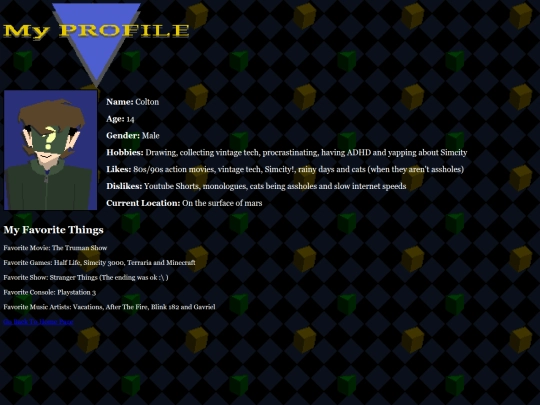 Profile screenshot