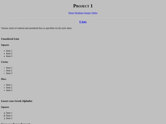 lists screenshot